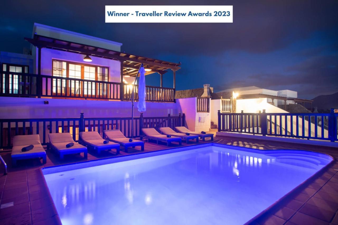 Villa Vista Rey - 6 Bedroom - Heated Pool - Amazing Views - Pool Table - Vista Lobos - Playa Blanca Extérieur photo